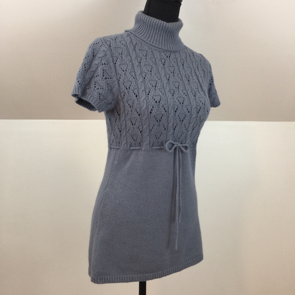 Michael Kors Sweaters - Michael Kors Short Sleeve Turtleneck Tunic Sweater
